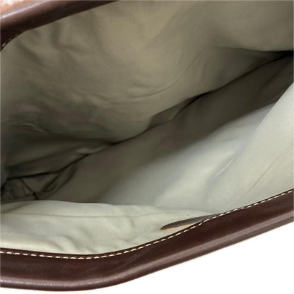 Loewe Clutch Embossed Anagram Suede Leather Vintage Brown — view 5