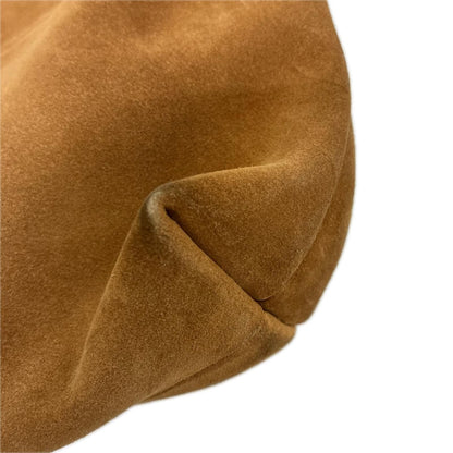 Loewe Clutch Embossed Anagram Suede Leather Vintage Brown — view 6