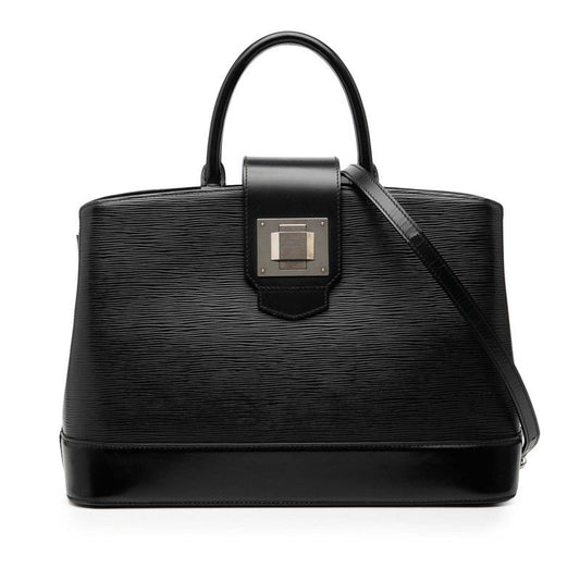 Louis Vuitton Epi Mirabeau GM 2-Way Shoulder Bag Noir Black Leather