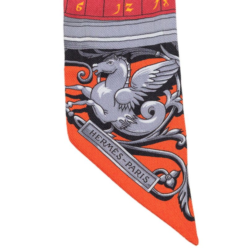 Hermes Twilly Astrologie Astrology Scarf Multicolor Silk — view 4