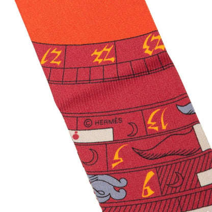 Hermes Twilly Astrologie Astrology Scarf Multicolor Silk — view 5