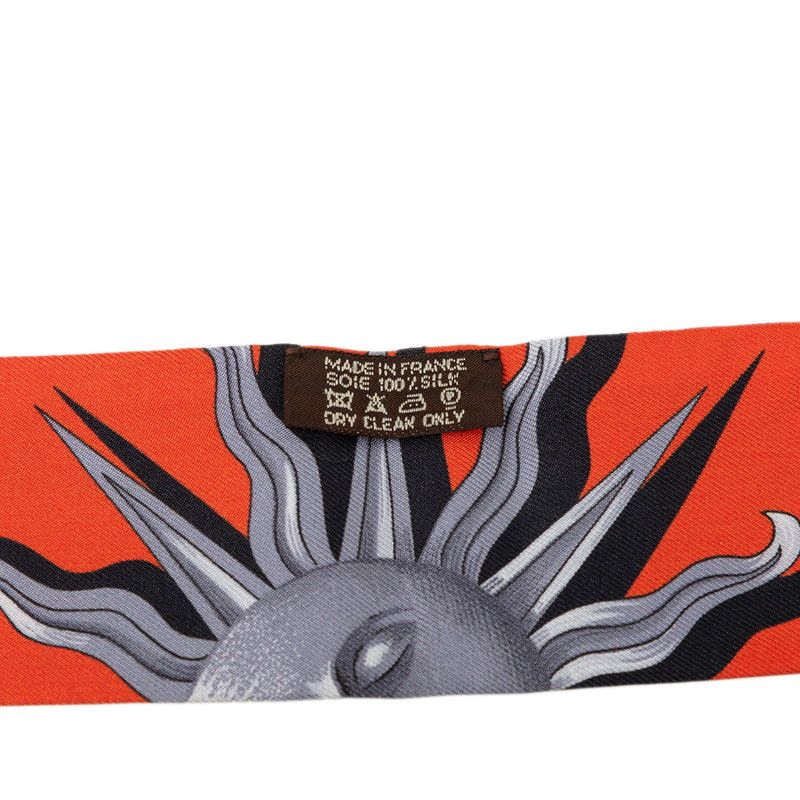 Hermes Twilly Astrologie Astrology Scarf Multicolor Silk — view 6
