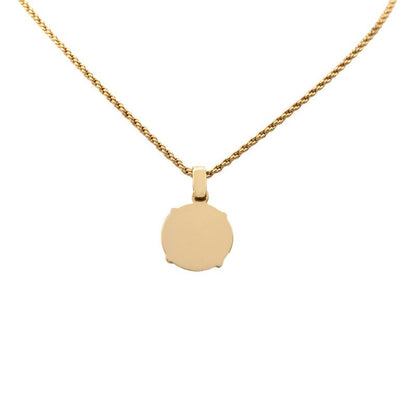 Dior Logo Necklace Gold Black Plated — view 2