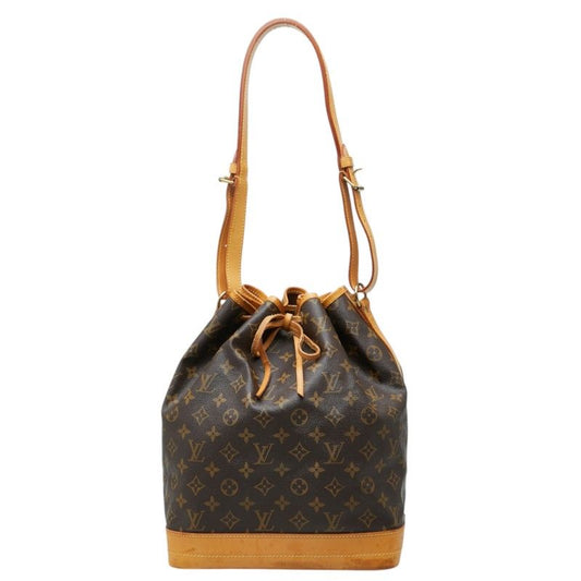 Louis Vuitton Monogram Noe Bag Brown Leather