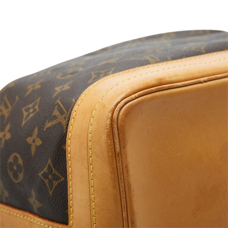 Louis Vuitton Monogram Noe Bag Brown Leather — view 7