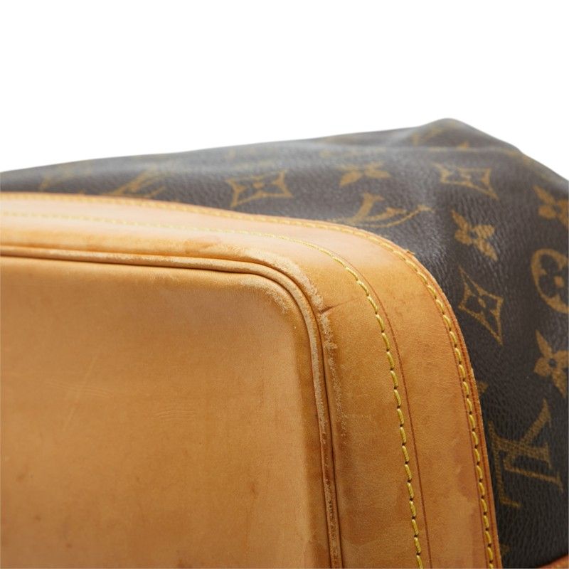 Louis Vuitton Monogram Noe Bag Brown Leather — view 6