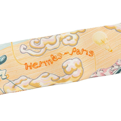 Hermes Twilly City of Light Scarf Multicolor Silk — view 3