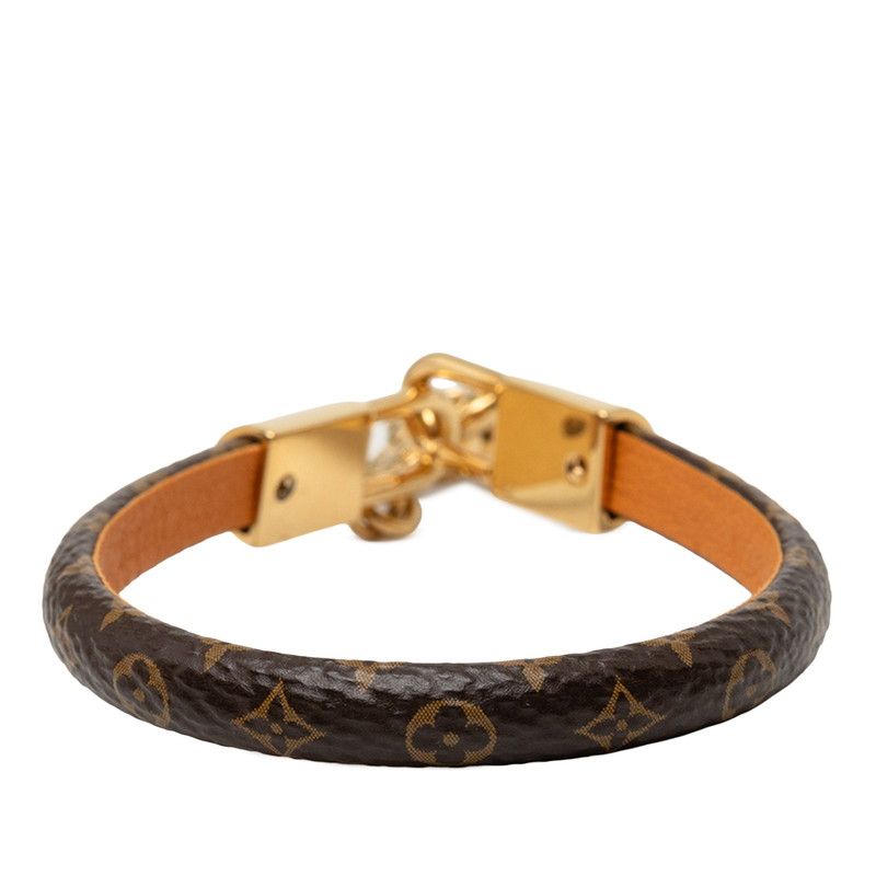 Louis Vuitton Bracelet Vivienne Brown Leather — view 3