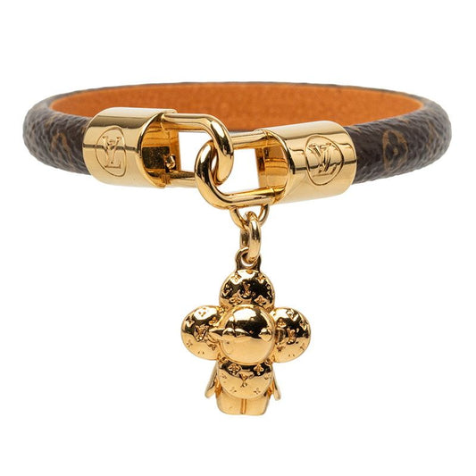 Louis Vuitton Bracelet Vivienne Brown Leather
