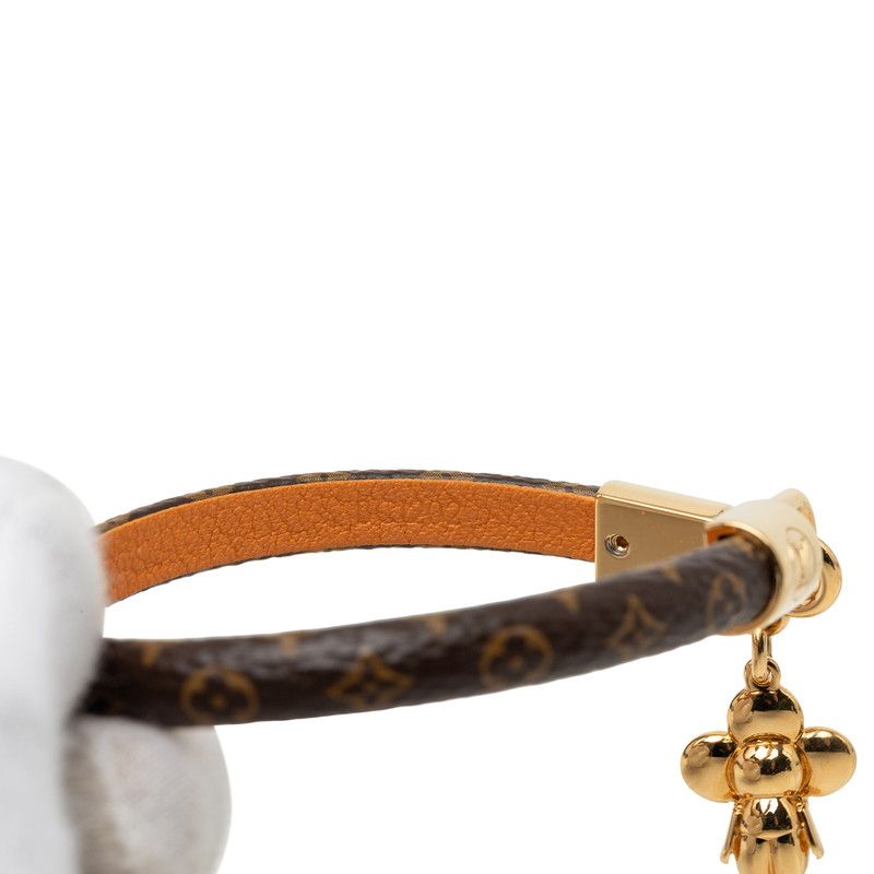 Louis Vuitton Bracelet Vivienne Brown Leather — view 8