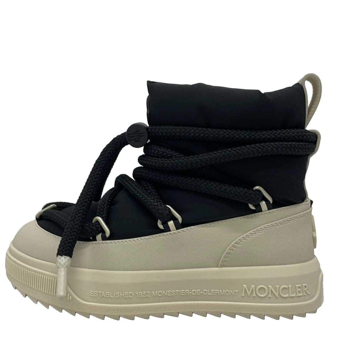 Moncler Short Boots Black Snow