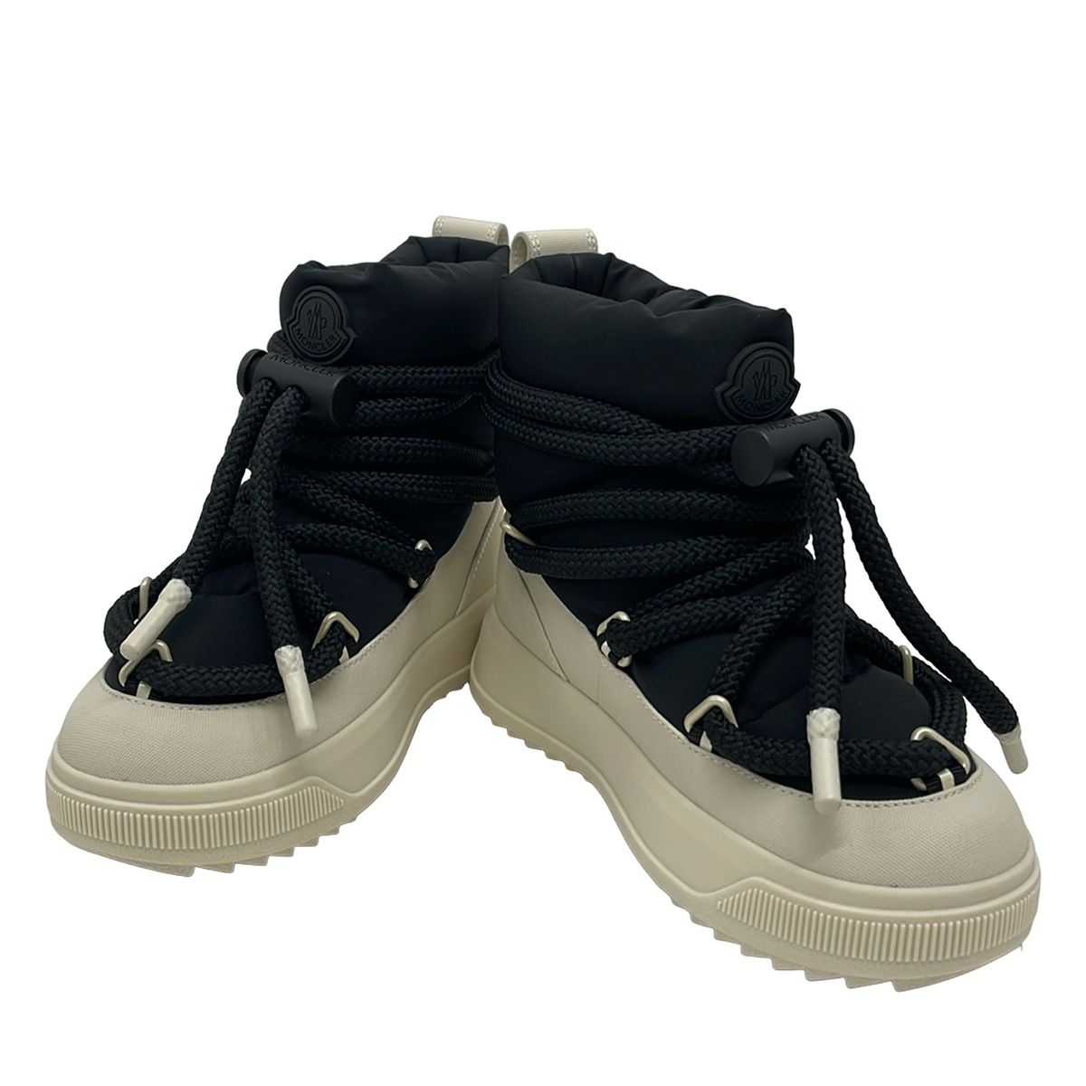 Moncler Short Boots Black Snow — view 2