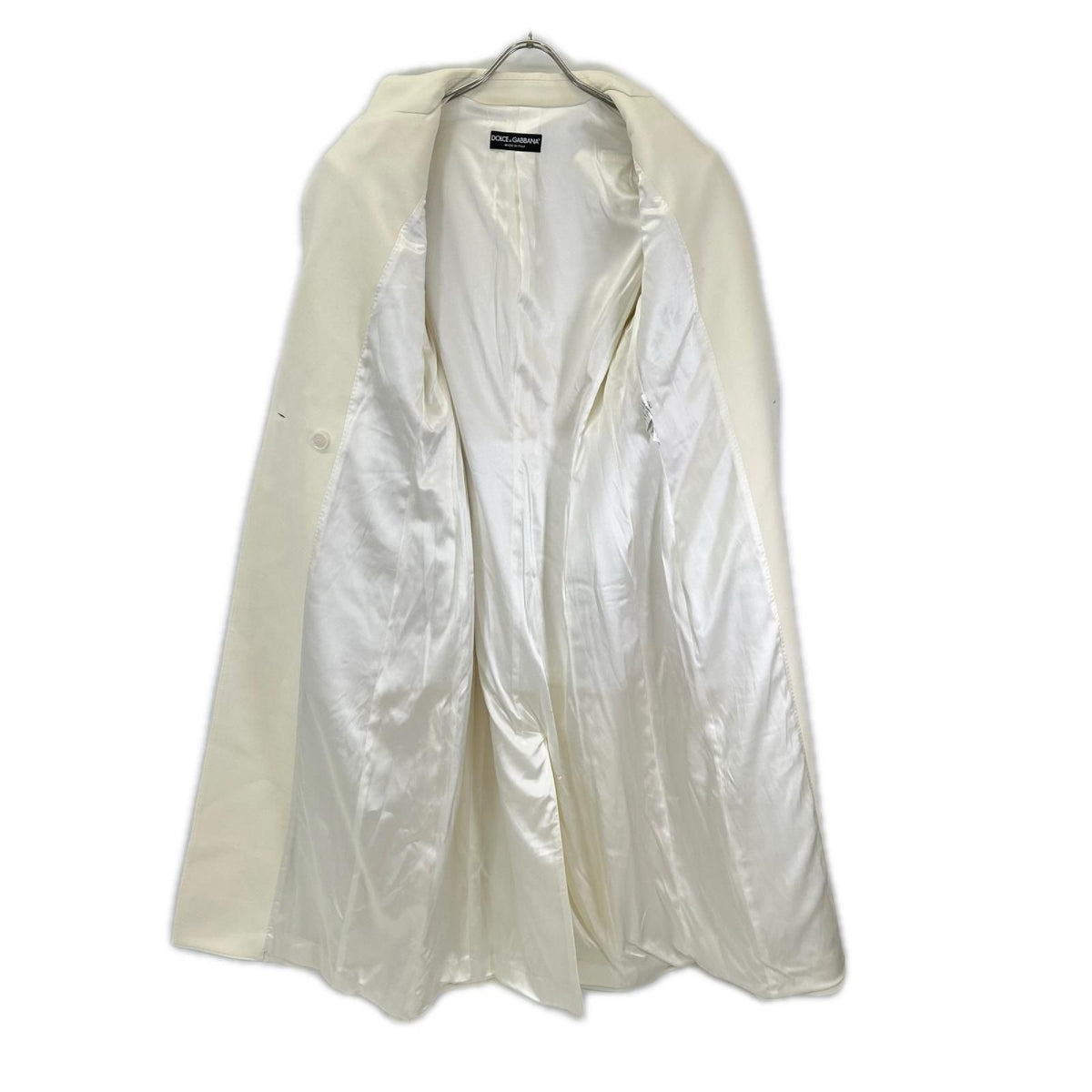 Dolce & Gabbana Natural White Coat 42 — view 3