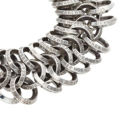 Chrome Hearts Dbl Mesh Low 2 B Ring Double Low Silver Bracelet — view 3