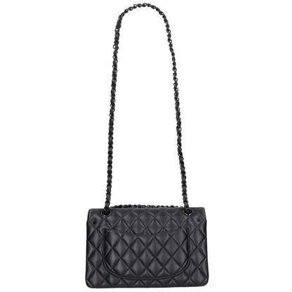 Chanel Quilted 23 So Black Double Flap Chain Leather Shoulder Bag 23 — view 2
