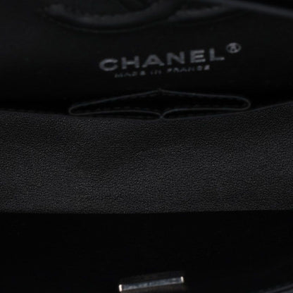 Chanel Quilted 23 So Black Double Flap Chain Leather Shoulder Bag 23 — view 3