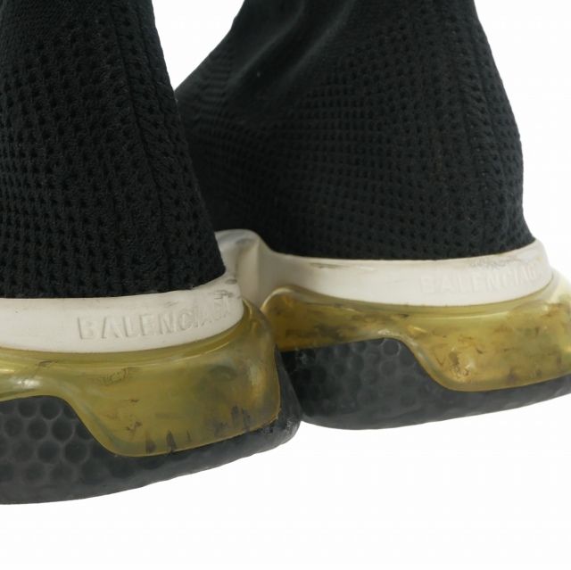 Balenciaga Speed Lace-up Trainer Sneakers Black — view 6