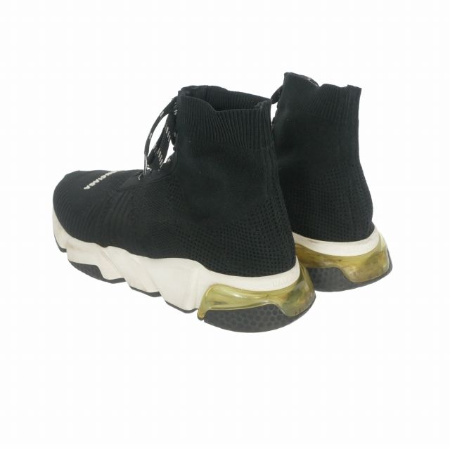 Balenciaga Speed Lace-up Trainer Sneakers Black — view 3