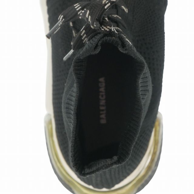 Balenciaga Speed Lace-up Trainer Sneakers Black — view 8