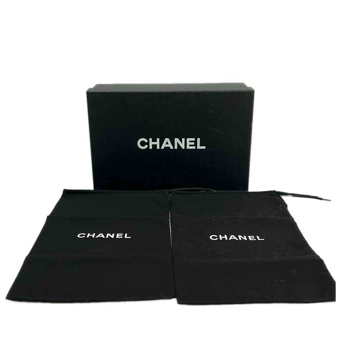 Chanel Pumps Beige Black CC Logo Wedge Sole Leather Heels — view 7