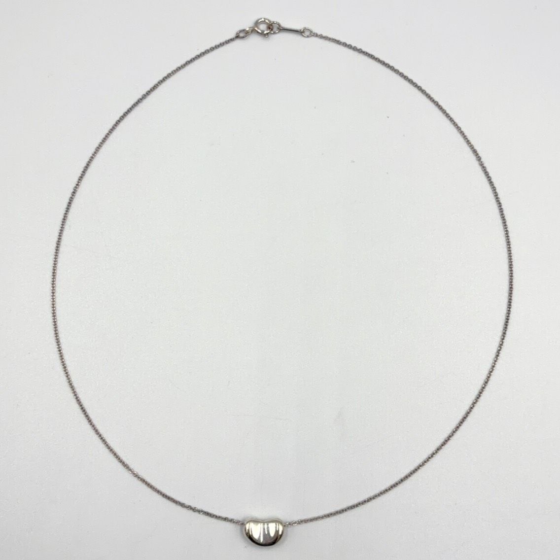 Tiffany & Co Bean 925 Sterling Silver Necklace — view 3