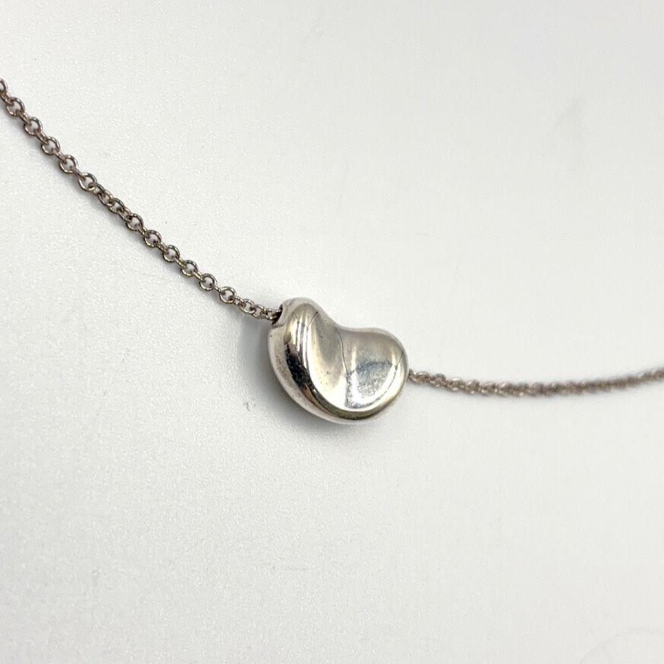 Tiffany & Co Bean 925 Sterling Silver Necklace — view 5