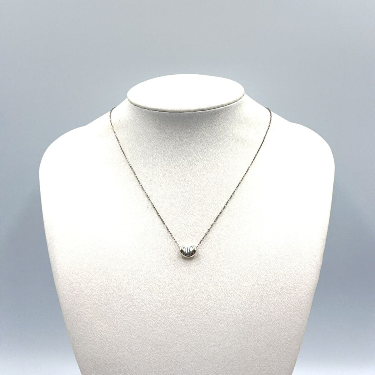 Tiffany & Co Bean 925 Sterling Silver Necklace — view 8