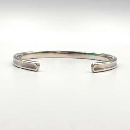 Tiffany & Co 1837 Cuff Silver Narrow Bangle Bracelet — view 3