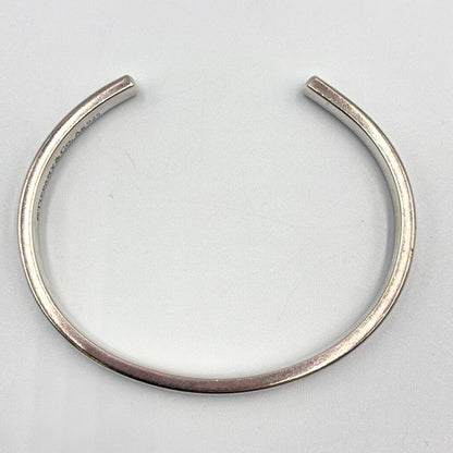 Tiffany & Co 1837 Cuff Silver Narrow Bangle Bracelet — view 4