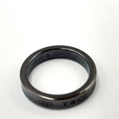 Tiffany & Co 1837 Narrow Black Titanium Ring — view 4