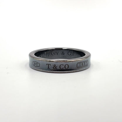Tiffany & Co 1837 Narrow Black Titanium Ring