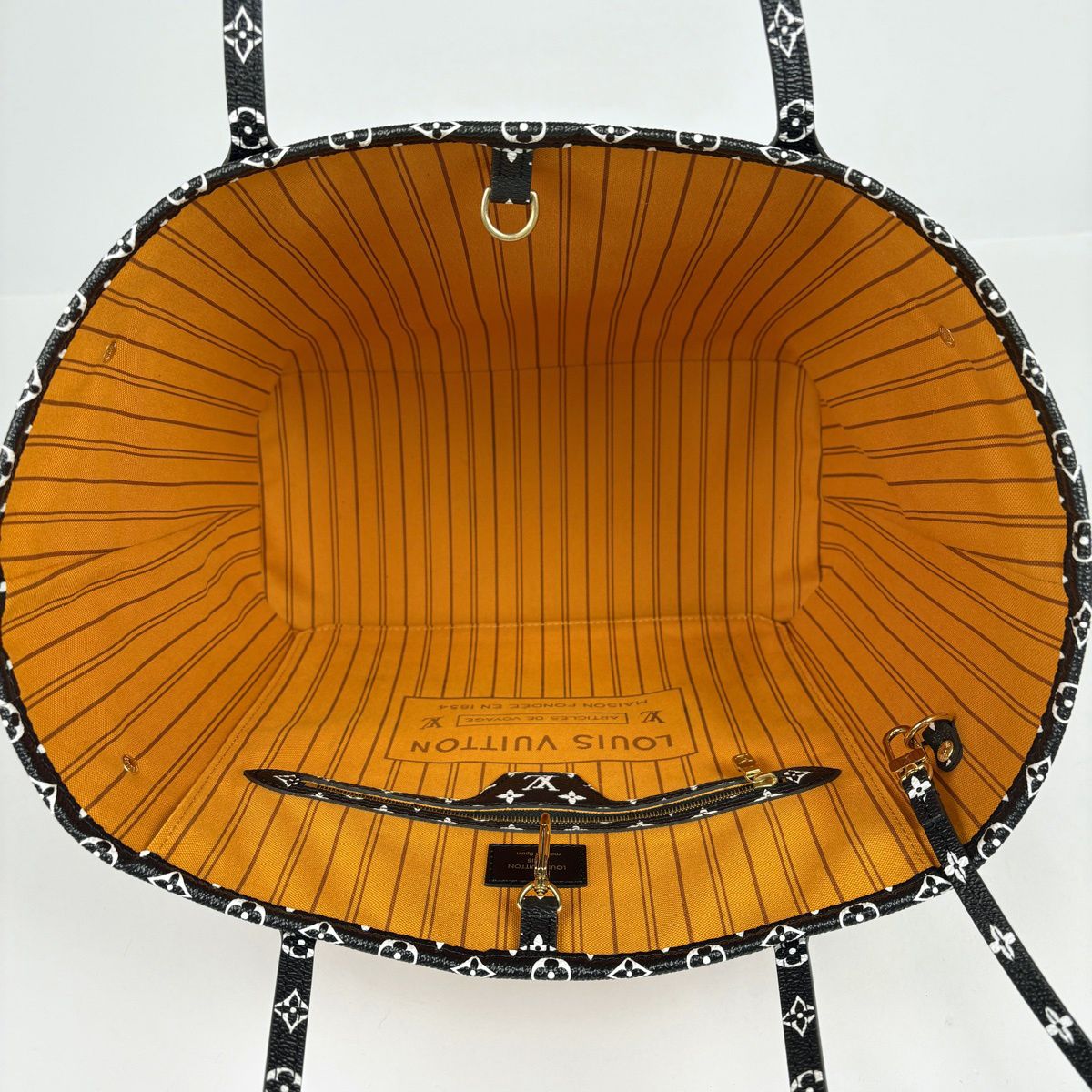 Louis Vuitton Neverfull MM Tote Bag Monogram Jungle Noir — view 7