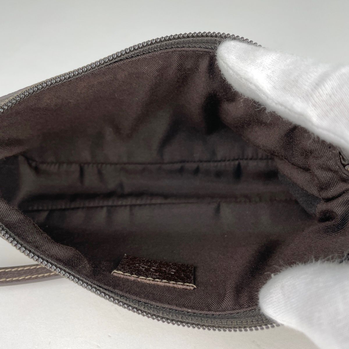 Gucci Handbag GG Pattern Canvas Beige Brown — view 7