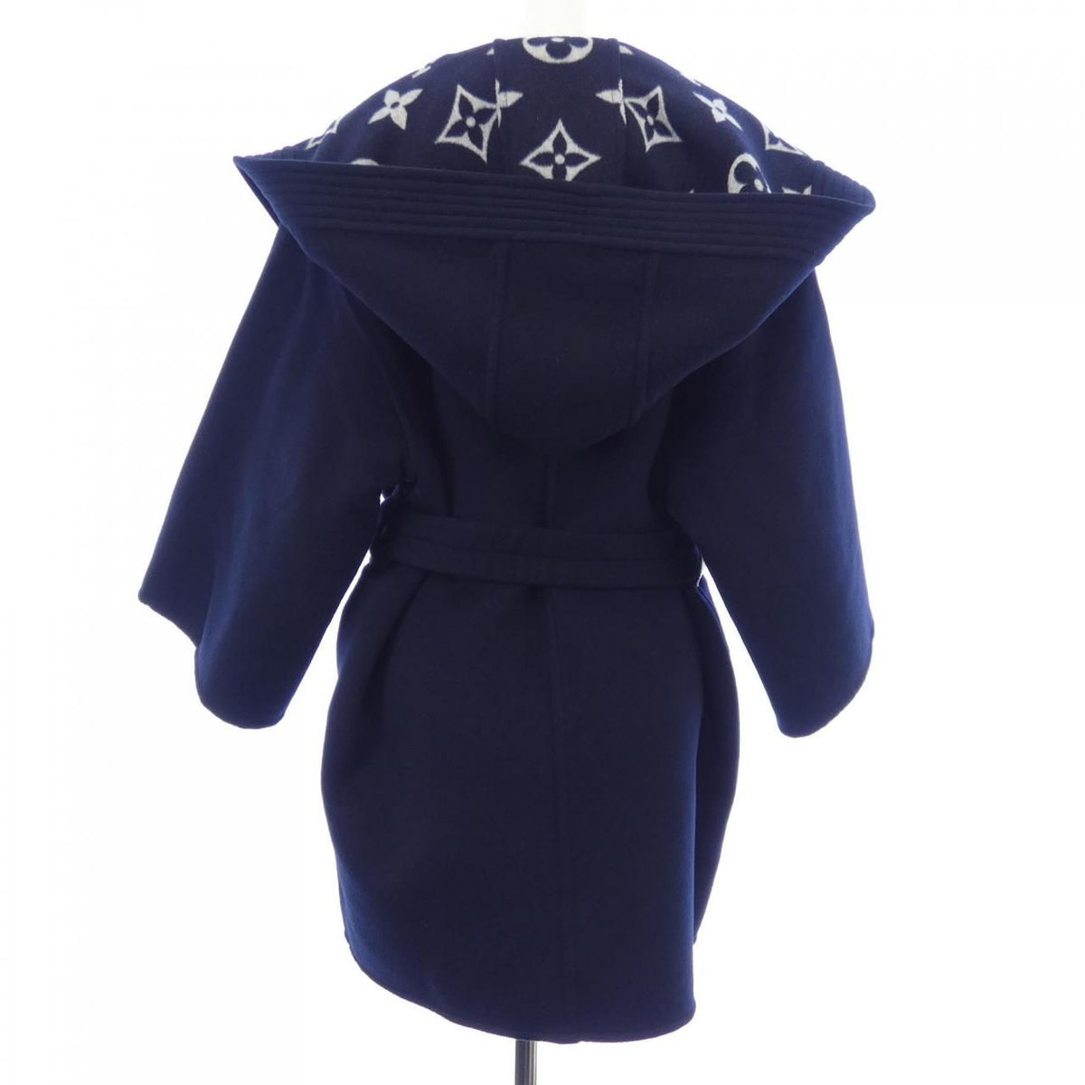 Louis Vuitton Signature Hooded Wrap Robe Coat — view 2