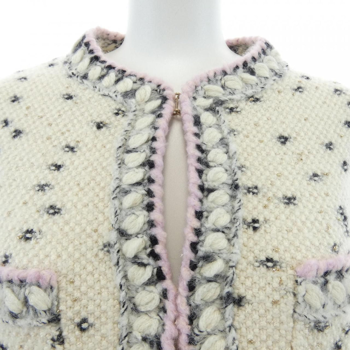Chanel Collarless Jacket Black — view 6