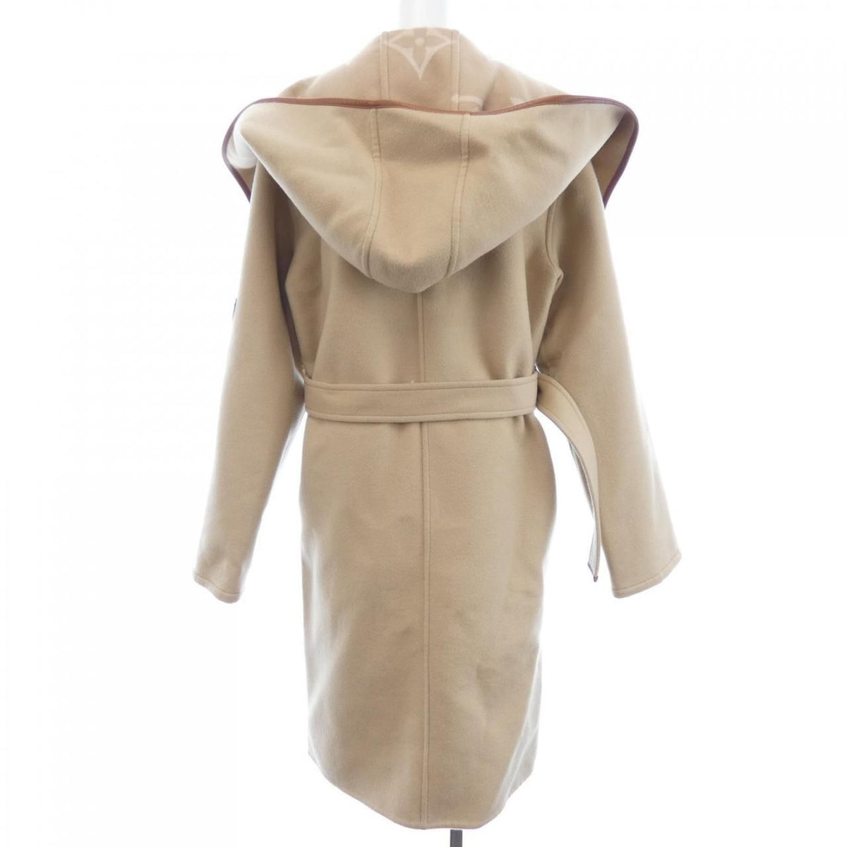 Louis Vuitton Belted Double Face Hooded Wrap Coat — view 2