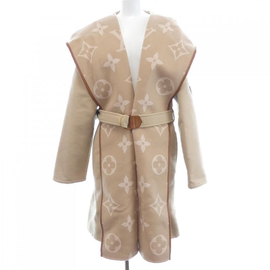 Louis Vuitton Belted Double Face Hooded Wrap Coat