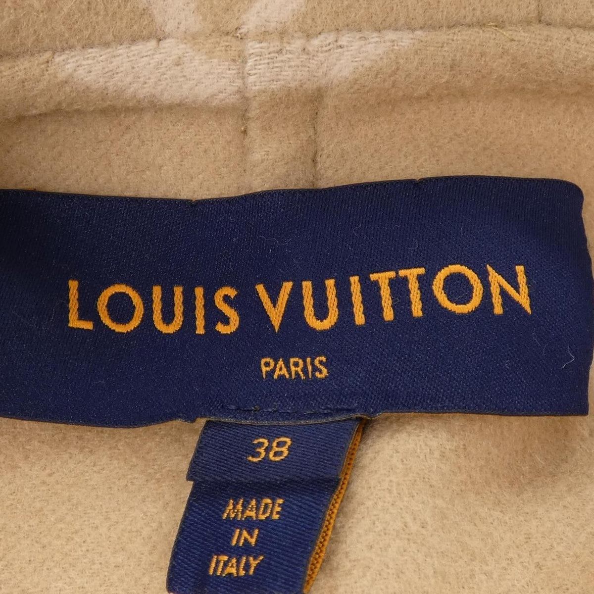 Louis Vuitton Belted Double Face Hooded Wrap Coat — view 6