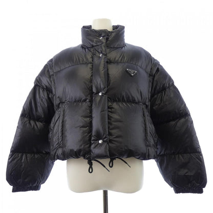 Prada Triangle Logo Down Jacket