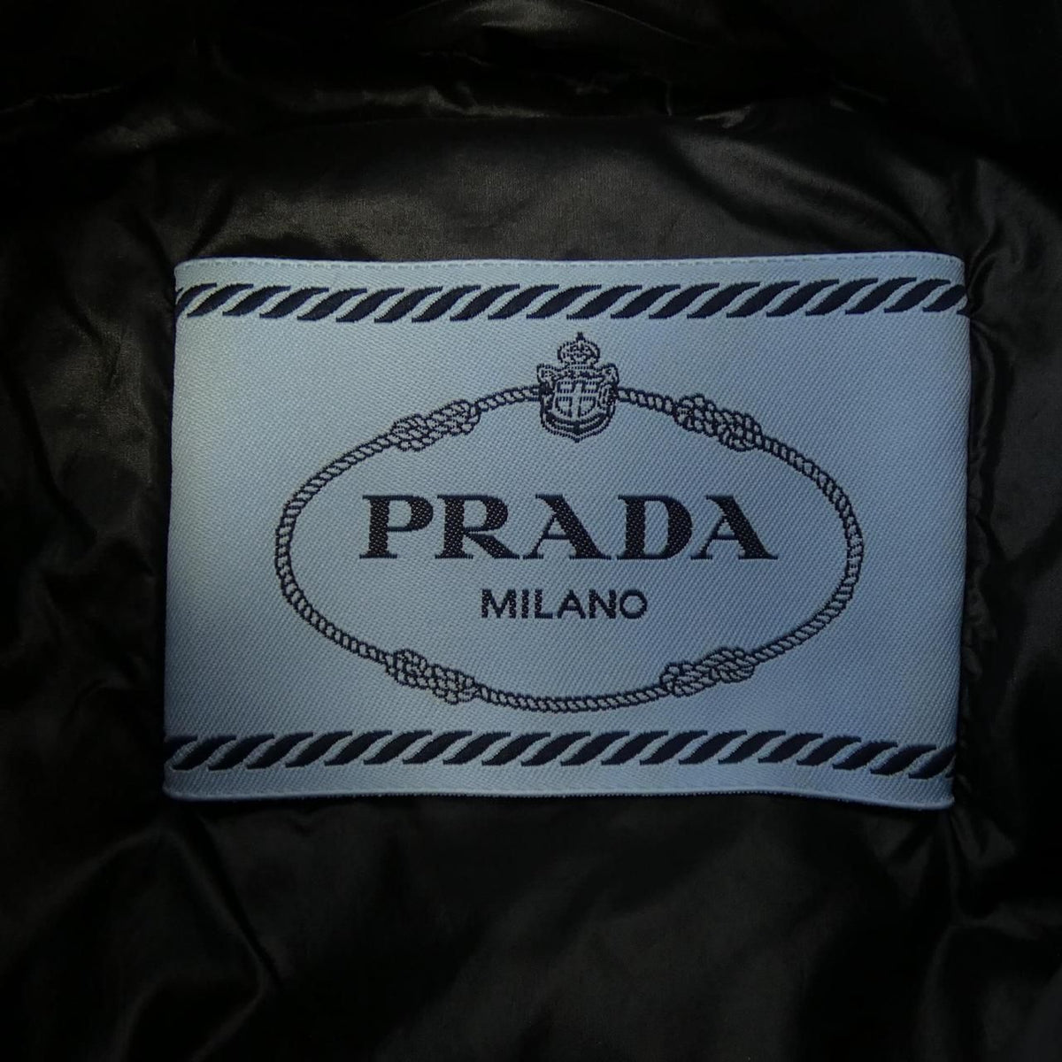 Prada Triangle Logo Down Jacket — view 4