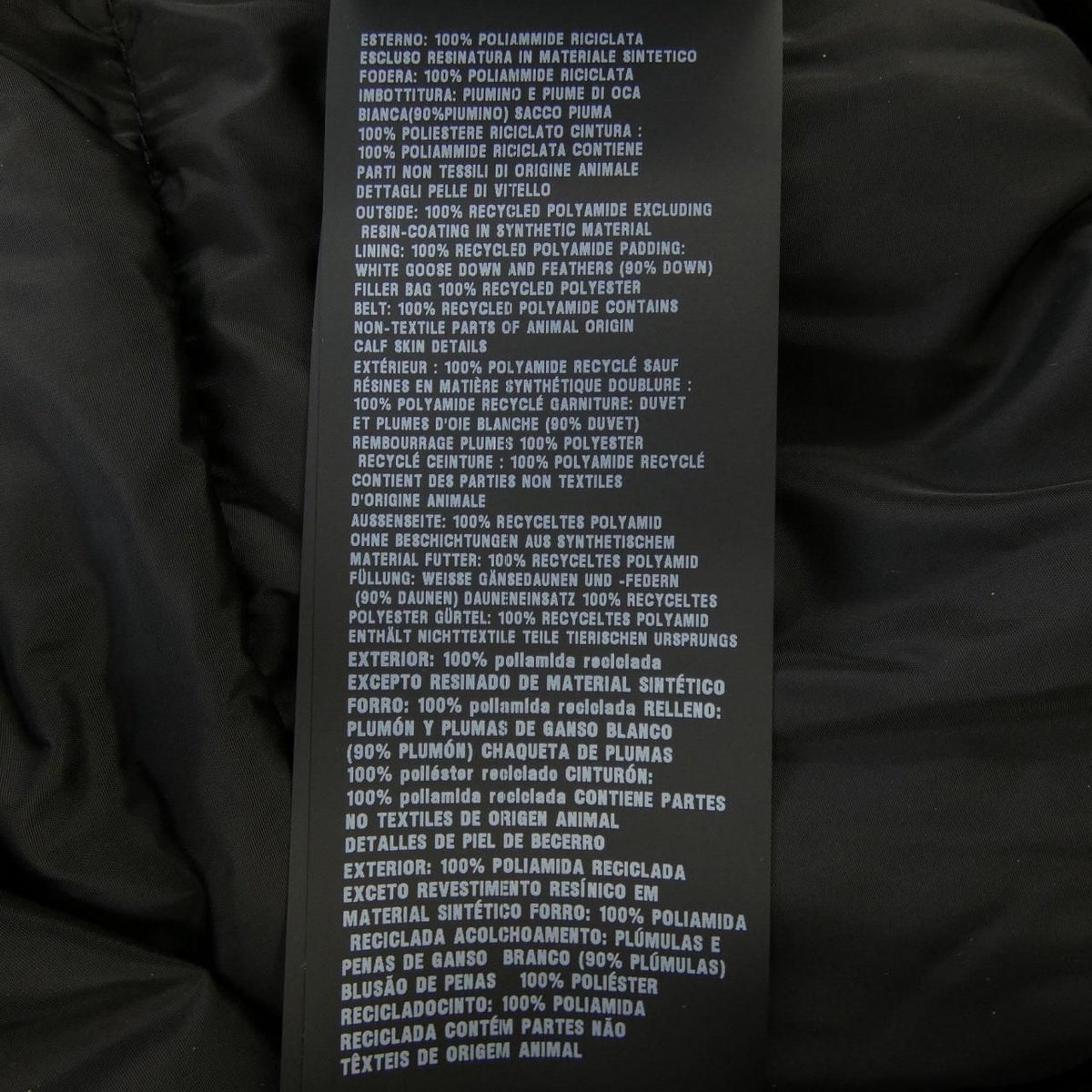 Prada Triangle Logo Down Jacket — view 3