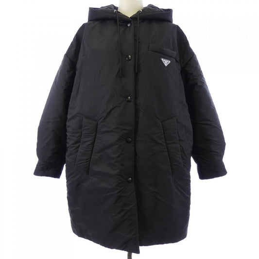 Prada Triangle Logo Coat