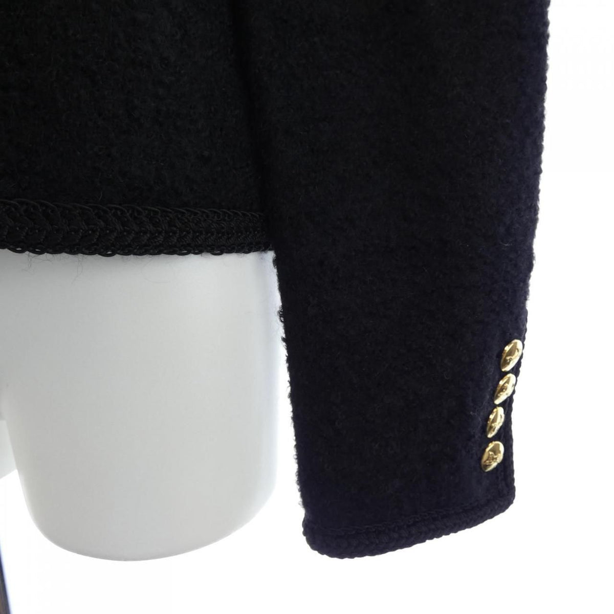 Celine Collarless Jacket Black — view 6
