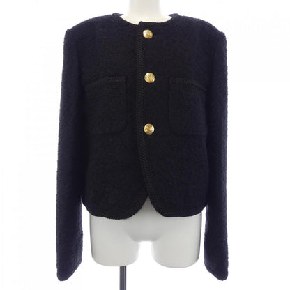 Celine Collarless Jacket Black