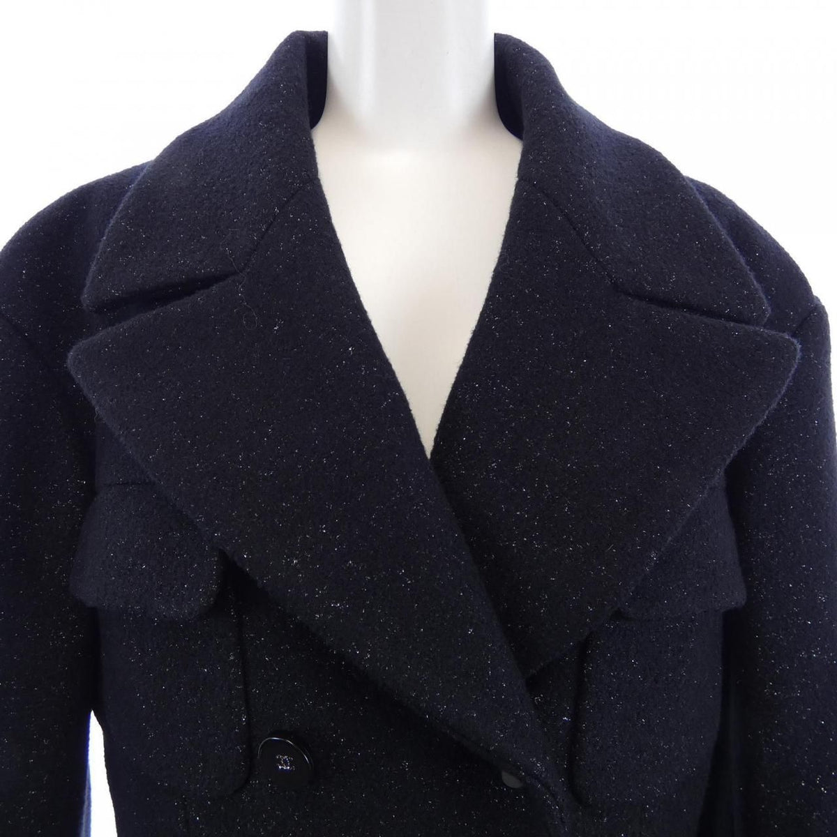 Chanel Coat Black — view 6