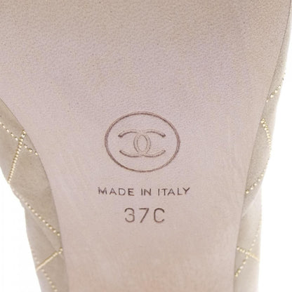 Chanel Short Boots Beige — view 6