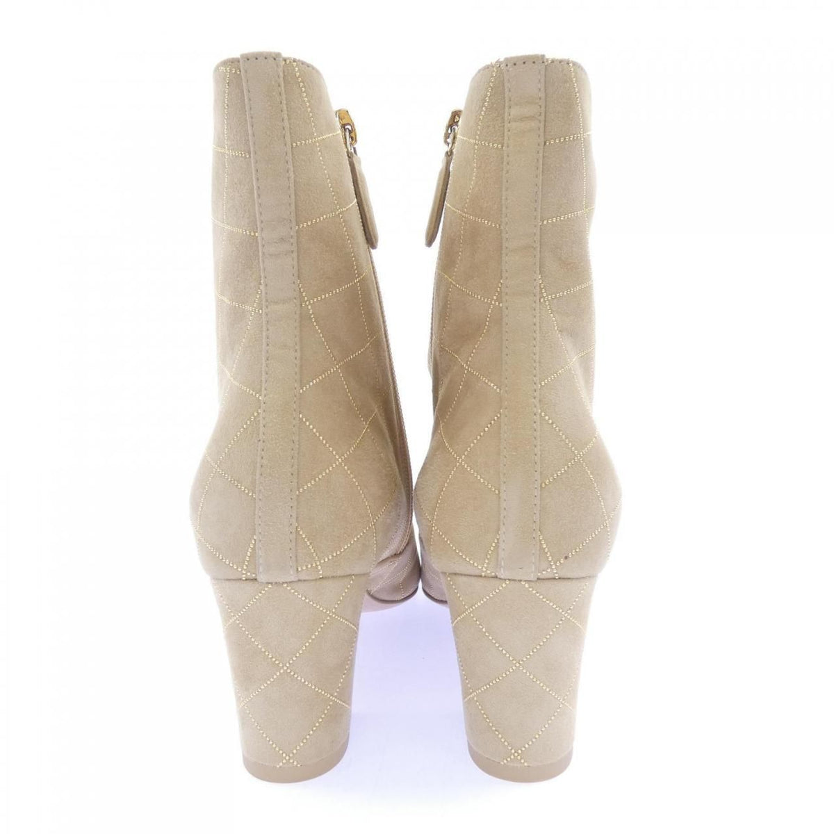 Chanel Short Boots Beige — view 5