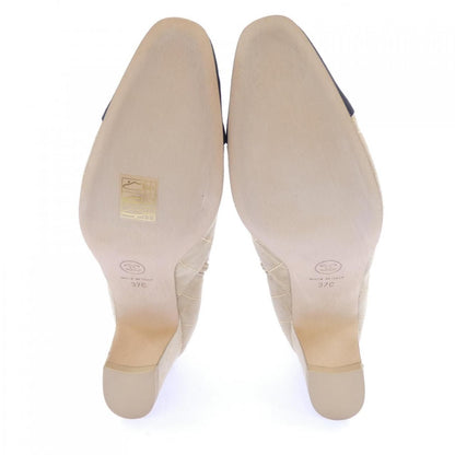 Chanel Short Boots Beige — view 4