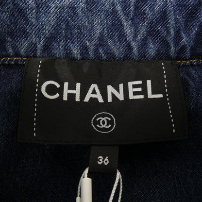 Chanel Denim Jacket Blue — view 5