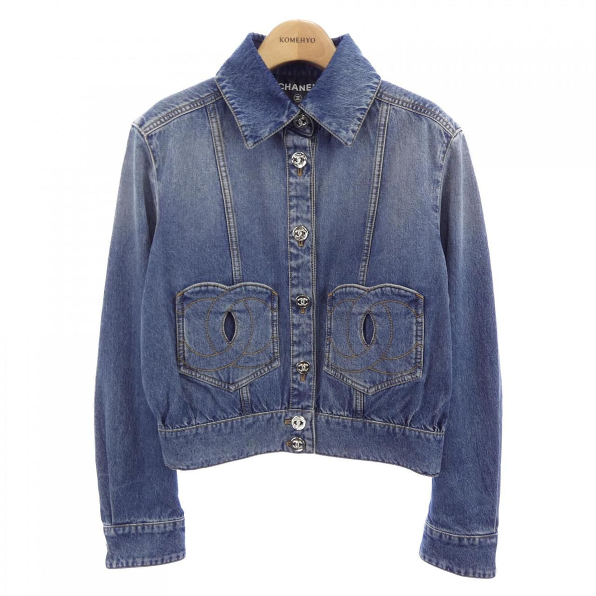 Chanel Denim Jacket Blue